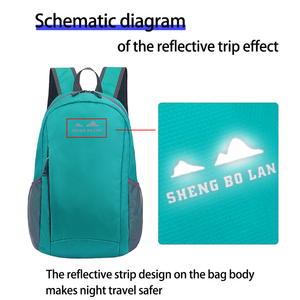 <span class=keywords><strong>Sac</strong></span> à <span class=keywords><strong>dos</strong></span> de voyage, <span class=keywords><strong>sport</strong></span> et camping tendance, personnalisé, ultra léger, à motif lettres, imperméable, en polyester, avec fermeture éclair, à prix abordable - Product Image 4