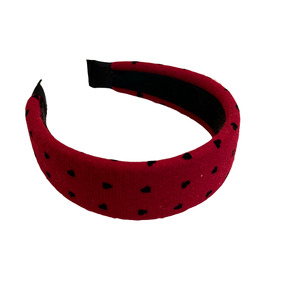 Nouveau serre-tête <span class=keywords><strong>court</strong></span> en velours à pois pour femme, polyvalent, pour le lavage du visage et le maintien des <span class=keywords><strong>cheveux</strong></span>, avec volume sur le dessus de la tête, accessoire capillaire - Product Image 6