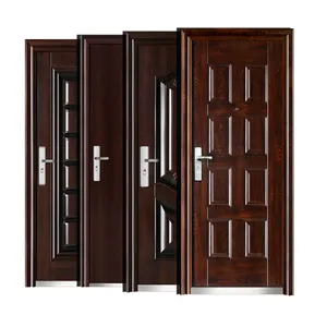 Made In China Modern Exterior Residential Main Entrance Security Steel Door