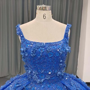 Lsany230 Blue Shiny Off Shoulder Quinceanera Dress Sequined Sleeveless Lace Beads Sweep Train Dresses Jancember - Product Image 5