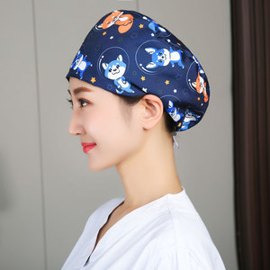 Gorro <span class=keywords><strong>de</strong></span> Enfermera Elástico Unisex con Diseño Impreso, Hebilla Ajustable, Material 100% Algodón - Product Image 3