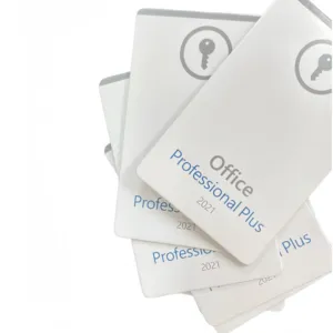 Tarjeta de Clave Original de <span class=keywords><strong>Office</strong></span> <span class=keywords><strong>2021</strong></span> Professional Plus en Inglés, Clave de Activación en Línea, Licencia, Garantía de 6 Meses, <span class=keywords><strong>2021</strong></span>, Hecho en EE. UU. - Product Image 1