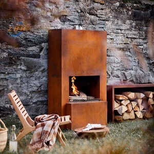 เตาไฟเหล็กคอร์เทน ดีไซน์โลหะคลาสสิก เคลือบผงสี สำหรับสไตล์คลาสสิก - Product Image 5