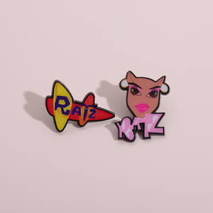 Mignon Animal émail <span class=keywords><strong>broche</strong></span> taux personnalisé <span class=keywords><strong>agneau</strong></span> <span class=keywords><strong>broche</strong></span> revers Badge dessin animé drôle bijoux cadeau pour enfants amis en gros - Product Image 5