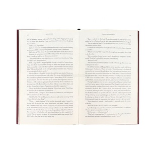 Roman romantique personnalisé avec jaquette édition spéciale livres à couverture rigide bords pulvérisés dorés société de fabrication de livres - Product Image 5