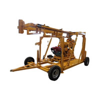 Nouvelle machine de forage rotative souterraine JinDi à moteur diesel pour eaux profondes (200 m) avec pompe, moteur, boîte de vitesses et roulement