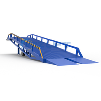 Rampe de déchargement de conteneurs hydrauliques mobiles 6T 8T 10T 12T 15T