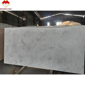 Bán Buôn Nhân Tạo Trắng Quartz <span class=keywords><strong>Stone</strong></span> Slab Đúc Sẵn <span class=keywords><strong>Countertop</strong></span> Faux Quartz Cho Nhà Bếp Hàng Đầu - Product Image 1