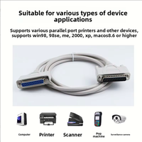 Kabel Ekstensi Printer Paralel DB25 Kabel Data 25-Pin Male-To-Female 15/3/5 Meter Buatan China