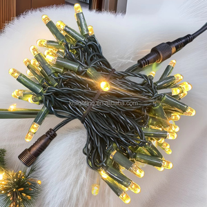 Cuerdas de luces <span class=keywords><strong>LED</strong></span> impermeables IP65 para exteriores, <span class=keywords><strong>5m</strong></span>, 10m, 20m, 30m, guirnalda de luces navideñas de hadas para decoración de árboles de parque callejero - Product Image 3