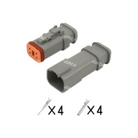 Conectores Eléctricos Impermeables Deutsch DT para Automóviles, Kits de Conectores con Herramientas DT06-2S 3S 4S 6S 8S 12S/DT04-2P 3P 4P 6P 8P 12P