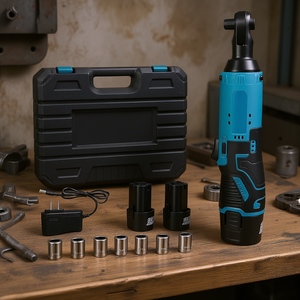 Clé à cliquet à angle droit 18V 1200mAh, 400 tr/min, 7 douilles, pour usage domestique - Product Image 2