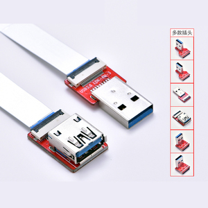 Câble flexible haute vitesse LDK USB3.0 personnalisé câble plat flexible USB mâle connexion FPC <span class=keywords><strong>Raspberry</strong></span> <span class=keywords><strong>Pi</strong></span> - Product Image 2