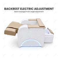 Fauteuils de pédicure de luxe pour salon de manucure, avec spa pour les pieds, bain à remous électrique, vibration réglable et massage