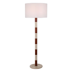 Nouveau produit, lampe de sol en <span class=keywords><strong>travertin</strong></span>, éclairage d'intérieur, abat-jour en tissu blanc, lampe de chevet moderne LED E27 pour salon, chambre à coucher, hôtel - Product Image 6