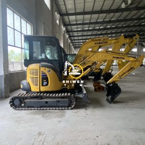 Excavadora Usada Komatsu PC30MR de 3 Toneladas, Mini Excavadora con Cabina y Aire Acondicionado para Construcción, Excavadora de Giro Cero PC35 PC40 PC50 PC56 - Product Image 2