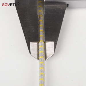 Cordon de choc antistatique personnalisé 2 mm 3mm 4mm corde élastique antistatique en <span class=keywords><strong>polyester</strong></span> ESD conducteur - Product Image 6