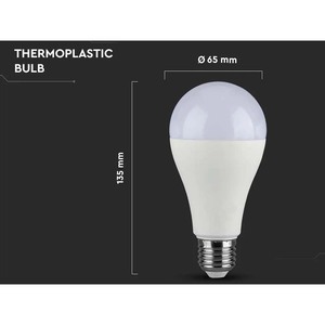 E27 A65 lampada LED 17W 1521 LM bianco caldo 3000K dimmerabile SKU-20188 Chip Samsung-illuminazione/lampadine - Product Image 2