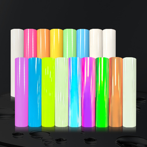 Rouleaux de film vinyle lumineux découpé au <span class=keywords><strong>Cricut</strong></span>, vinyle thermocollant de haute qualité qui brille dans le noir, HTV, 12 pouces - Product Image 3