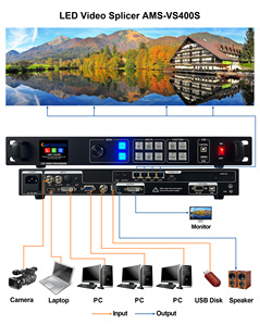 VS400_<span class=keywords><strong>N</strong></span> ควบคุม LED แบบทูอินวันพร้อมเอาต์พุตสี่ RJ45รองรับ V960 <span class=keywords><strong>VX4S</strong></span> VX400 nova ขนาด3840*640ที่คล้ายกันสำหรับแผงไฟ LED P3.9 P2.9 - Product Image 4