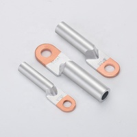 Connecteurs de fils et de câbles série DTL Accessoires de transformateur bimétallique en cuivre-aluminium Cosses de câbles marins Bornes pressées à froid