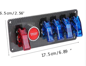 12V 6 in 1 Ignition Switch Panel Race Car Starter Kit LED <b>Light</b> Quick Connect for Cars RV Off Road Vehicles - Product Image 2
