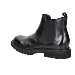 Bottes mi-mollet pour homme Amerigo Vespucci AV251 en cuir noir style Chelsea pour le travail - Product Image 3