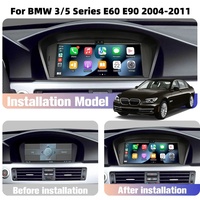 Écran de mise à niveau Android CarPlay 8,8 pouces avec commande gestuelle pour autoradio BMW Série 3/5 E60/E61/E90/E91/E92/E93 04-11 CCC/CIC