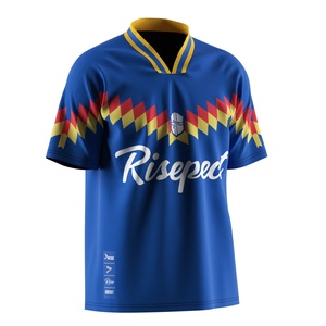 Camiseta Deportiva de Fútbol con Cuello en V y Cuello Polo, Hecha de Tela Ventilada para Torneos y Calentamiento - Product Image 5