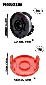 Bobine de rechange pour <span class=keywords><strong>coupe</strong></span>-bordures électrique sans fil industriel OEM AF-100 avec fil pour <span class=keywords><strong>Black</strong></span>+<span class=keywords><strong>Decker</strong></span> (garantie 1 an) - Product Image 5