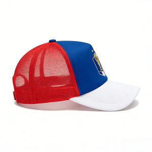 Casquette Snapback de football 2026 en polyester, mousse et tissu en chevron, personnalisable pour le cyclisme et les sports de plein air - Product Image 4