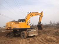 Excavatrice d'occasion à vendre : Excavatrice sur roues Hyundai 210W-7 de 21 tonnes, modèles 210 et 220, idéale pour la construction, disponible à Shanghai.