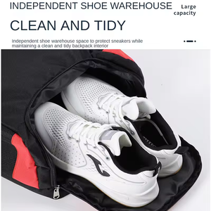 Customized Logo Training Sports Backpack Large Capacity <strong>Basketball</strong> Backpacks Multi Function Badminton Bag With <strong>Shoe</strong> Compartment - Product Image 3