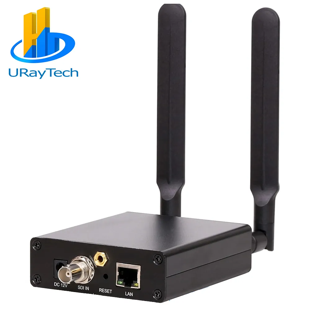Uray Hevc H.265 H.264 Sdi a Rtmp Convertitore Wireless Hd 3G Sdi Trasmissione in Diretta Encoder Wifi