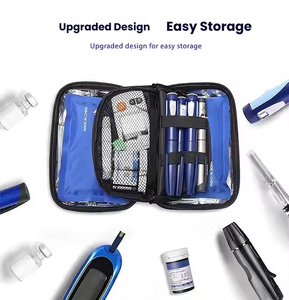 Estuche <span class=keywords><strong>de</strong></span> Viaje Rígido y Protector <span class=keywords><strong>para</strong></span> Insulina, Bolsa Térmica Aislada <span class=keywords><strong>para</strong></span> Organizar Medicamentos <span class=keywords><strong>para</strong></span> Diabéticos, Venta al Por Mayor - Product Image 4