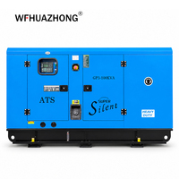 Groupe électrogène diesel super silencieux homologué ISO 50-200 kVA, groupe électrogène diesel industriel pour application multi-scènes