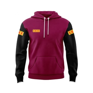 Felpe con Cappuccio Personalizzate in Poliestere/Cotone con Numero e Nome del Club Penrith Panthers, Abbigliamento per Football Australiano e Rugby League - Product Image 3