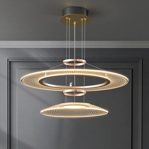 Lustre en cristal minimaliste de luxe pour restaurant, salon, villa, hall d'hôtel, luminaire d'intérieur - Product Image 2