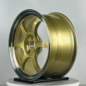 Jantes forgées classiques de 20, 21 et 22 pouces, finition or brillant, 5x114.3, jantes pour voitures musclées, adaptées à la Chevrolet <span class=keywords><strong>Camaro</strong></span> SS, <span class=keywords><strong>Dodge</strong></span> Challenger <span class=keywords><strong>SRT</strong></span> - Product Image 4