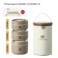 Hot Selling Portable 304 Edelstahl Isolierte Brotdose Mikrowellen geeignetes Lebensmittel glas für warme Lebensmittel flasche Versiegelter Vorrats behälter