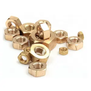 New Premium Bolts Nuts Hardware Products Brass Hex Nut Din934