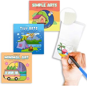 Libro da Colorare Tascabile Mini con Rilegatura Piana per Bambini Piccoli, Regali di Compleanno, Intrattenimento in Viaggio e Arte Prescolare - Product Image 1