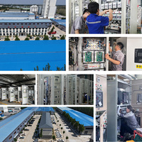 Kabinet Kompensasi Daya Reaktif Tegangan Tinggi 6kV Panel Kapasitor HV Anti-kelembaban untuk Pembangkit Listrik Industri
