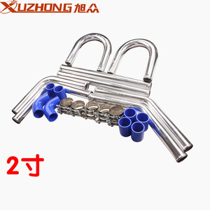 ท่ออินเตอร์คูลเลอร์อะลูมิเนียม Xuzhong 8 ชิ้น ขนาด 610 มม. สำหรับการปรับแต่งและอัปเกรดรถยนต์ - Product Image 3