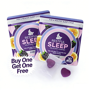 Achetez-en un, obtenez-en un gratuit – Gummies naturels pour le sommeil : GABA, mélatonine, L-théanine, Ashwagandha – Soutien à la relaxation et au sommeil - Product Image 1