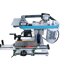 Meuleuse à bande composée CNC JZ-S10Pro 2x72, moteur en cuivre pur 1500W, contrôle de vitesse VFD, couple élevé, acier renforcé pour la fabrication de couteaux
