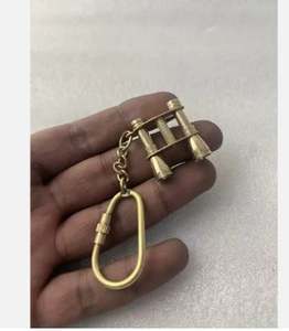 Llavero de Latón con Forma de Timón de Barco, Estilo Vintage, para Llaves de Bicicleta/Auto y Decoración del Hogar, Gran Venta - Product Image 4