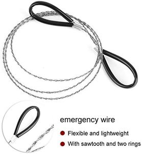 PVC <strong>Pipe</strong> Cable Saw Stainless Steel Wire Saw Hand Pocket String <strong>Rope</strong> Saw Emergency Survival Wire Saw PVC <strong>Pipe</strong> Cutting Tool - Product Image 3