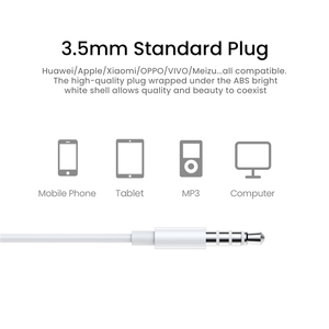 Tai Nghe Có Dây Kyere ME518, Tai Nghe 3.5Mm Có Micrô Điều Khiển Âm Lượng Tương Thích Với iPhone iPad IPod PC MP3 - Product Image 3