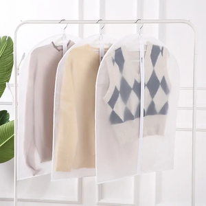 Sac de vêtement suspendu léger sacs de costume transparents avec fermetures à glissière PEVA <span class=keywords><strong>housse</strong></span> anti-poussière respirante pour le rangement des vêtements de placard - Product Image 4